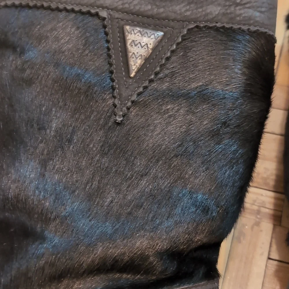 Sorel Rare Editions Calf Hair And Leather Vintage Size 7M - Picture 2 of 16